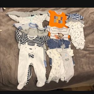 12 pieces of baby boy clothing
